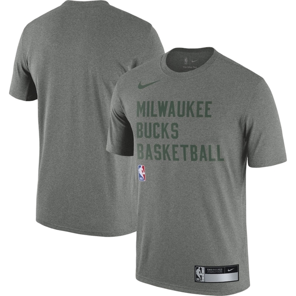Unisex Milwaukee Bucks Nike 2023/24 Legend On-Court Practice Long Sleeve T-Shirt - Picture 1 of 11